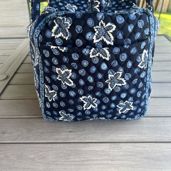 Vintage VERA BRADLEY Blue Coin Y2K Medium Duffle - Picture 5 of 15